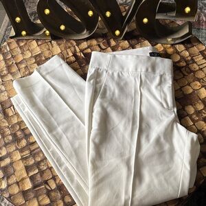 LOFT  Crisp White Dress Pants